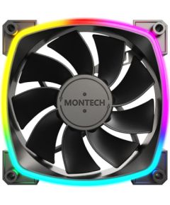CASE FAN 120MM/RX120 PWM BLACK 3 IN 1 MONTECH Korpusu dzesēšana