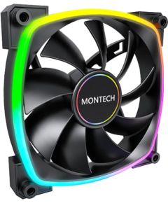 CASE FAN 140MM/AX140 PWM BLACK MONTECH Korpusu dzesēšana