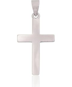 Серебряный кулон #2302023(PRh-Gr), Серебро 925°, родий (покрытие), 1 гр. Krustiņi un ikonas