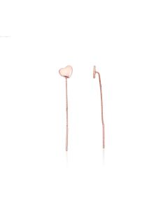 Sudraba auskari #2203832(PAu-R), Sudrabs 925°, sarkanais zelts (pārklājums), 0.6 gr. Klipši un citi auskari