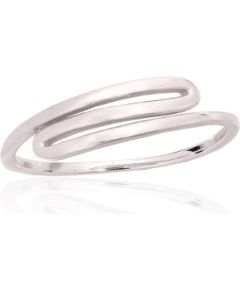 Серебряное кольцо #2101930(PRh-Gr), Серебро 925°, родий (покрытие), Размер: 19, 1.5 гр. Sieviešu