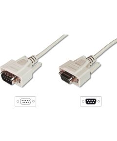 Digitus Extension cable AK-610203-020-E DSUB to DSUB Data USB kabeļi