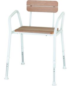Sundo Wooden shower chair with backrest Jaunumi - Sports