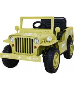 Ramiz Auto na akumulator Retro Wojskowy Beżowy Новости - Детские товары