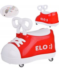 Jokomisiada Czerwony TRAMPEK Elo :) - JEŹDZIK but Super-obrotowy + muzyka SP0813 Новости - Детские товары