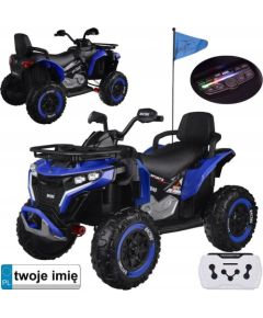 Jokomisiada Duży quad na akumulator dla dziecka 4x4 PA0328 Niebieski Jaunumi, Bērnu preces