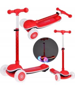Jokomisiada Balansowa hulajnoga SCOOTER 3-kołowa KOLOROWE ŚWIATEŁKA i MUZYKA SP0812 Велосипеды