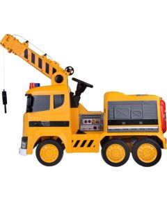 Jokomisiada Auto na akumulator Duży DŹWIG ruchomy hak światło dźwięk bujanie PA0317 Jaunumi, Bērnu preces