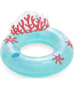 Bestway Koło do pływania z oparciem, Bestway, 107x113 cm, niebieski Jaunumi - Sports