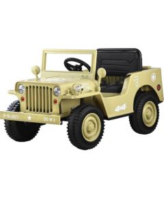 Jokomisiada Wojskowe Auto na akumulator Willys 4x4 + pilot Новости - Детские товары