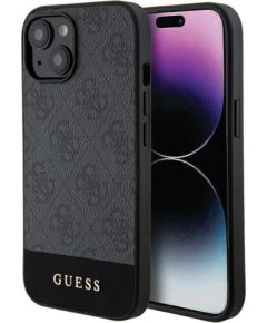 Guess GUHCP15SG4GLGR Aizmugurējais Apvalks priekš Apple iPhone 15 / 14 / 13 Neoriģinālie Maciņi
