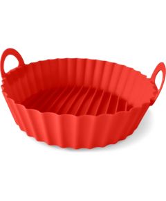 Guardini Cepšanas forma apaļa ar rokturiem silikona Air Fryer Ø22x5,8cm Konditorejas piederumi