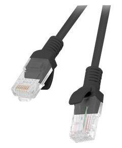 Lanberg Patchcord CAT.6 UTP fluke passed PCU6-10CC-0025-BK 0.25 m HDMI vadi
