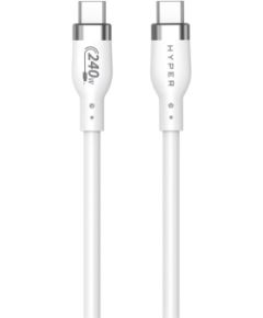 Hyper 1M Silicone 240W USB-C Charging Cable USB-C to USB-C Data USB kabeļi