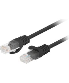 Lanberg Patchcord CAT.5E UTP Fluke Passed PCU5-10CC-0025-BK 0.25 m Black Сетевые кабели