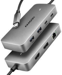 AXAGON USB-C 10Gbps DUAL 4K DISPLAY 7in1 hub HMC-CUB83X2 Usb HUB