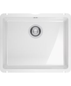 Franke KXK 110-51 3 1/2" Iebūvējama Balta Keramikas Virtuves Izlietne Jaunumi Sadz. tehnika