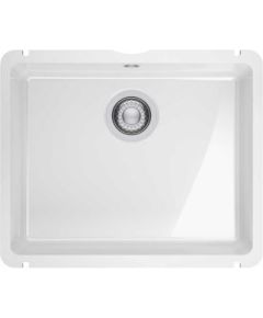 Franke Kubus KXK 110-71 3 1/2" Iebūvējama Balta Keramikas Virtuves Izlietne Jaunumi Sadz. tehnika