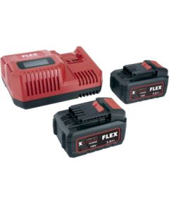 Piederumu komplekts Flex P-SET 55R; 18V; 1x5Ah + lādētājs Аккумуляторы