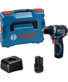 Urbjmašīna-skrūvgriezis Bosch GSR 12V-32 Professional; 12 V; 2x2,0 Ah akum. + L-Boxx 102 Urbjmašīnas un skrūvgrieži