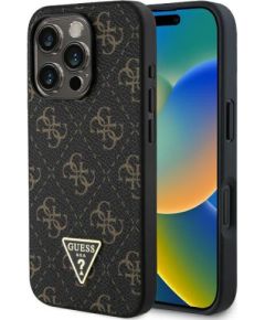 Guess New 4G Triangle Aizsargapvalks Priekš Apple iPhone 16 Pro Max Neoriģinālie Maciņi