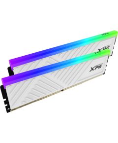 ADATA DDR4 - 16GB - 3600 - CL - 18 (2x 8 GB) dual kit, RAM (white, AX4U36008G18I-DTWHD35G, XPG Spectrix D35G, INTEL XMP) RAM Operatīvā atmiņa