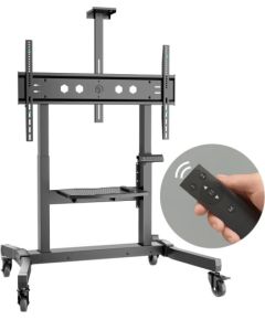 ONKRON TS1991E-B Mobile Motorised Stand for TVs or Interactive Panels 50‘-100’, max 130 kg, black TV un monitoru stiprinājumi, kronšteini