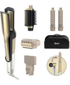 Shark HD6051SEU hair styling tool Multistyler Airflow Gold 1500 W 2.44 m Matu fēni