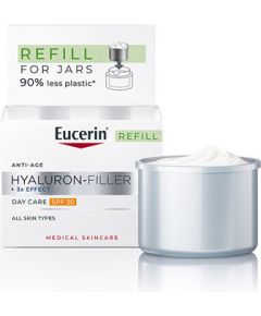 Eucerin Hyaluron-Filler+3x Effect Day Care Refill SPF 30 - Náhradní náplň pro denní krém pro zralou pleť 50ml Smaržas - NESAKĀRTOTS