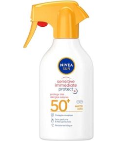 Nivea Sun Protect & Sensitive Sun Spray 50+ - Oopalovací sprej s vysokou ochranou 270ml Smaržas - NESAKĀRTOTS