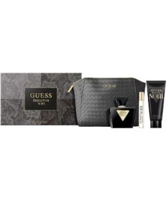 Guess Seductive Noir Gift set EDT 75 ml, body lotion 100 ml, miniature EDT 15 ml and cosmetic bag 75ml Парфюмерные наборы