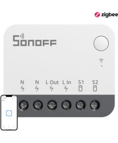 Smart ZigBee mini switch SONOFF ZBMINIR2 Viedie slēdži