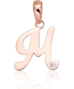 Zelta kulons #1300920(Au-R)_CZ, Sarkanais Zelts 585°, Cirkoni, 0.4 gr. Burti