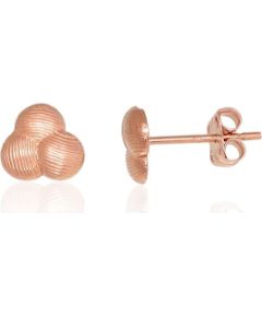 Zelta auskari-puseti #1201793(Au-R), Sarkanais Zelts 585°, 0.41 gr. Puseti klasiskie