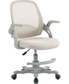 Bērnu rakstāmgalda krēsls EMMY ar kāju balstu, bēšs Jaunumi -Dārzam