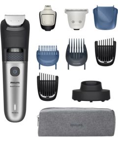Philips Beard Trimmer BT7670/15 7000 Series Cordless Wet & Dry Number of length steps 40 Silver/Black Matu, Bārdas, Ķermeņa trimmeri