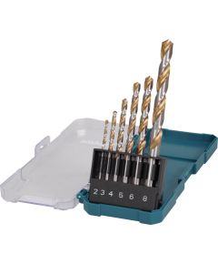 Metāla urbju komplekts Makita D-77241; 2-8 mm; 6 gab. Piederumi urbjiem