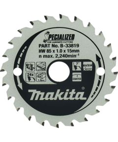 Griešanas disks laminātam Makita B-33819; 85 mm Zāģripas