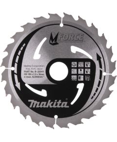 Griešanas disks kokam Makita B-32041; 190 mm Zāģripas