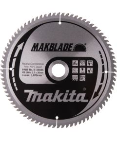 Griešanas disks kokam Makita B-32845; 260 mm Zāģripas