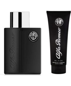 Alfa Romeo Black Dárková sada EDT 125 ml a sprchový gel 90 ml 125ml Dāvanu komplekti