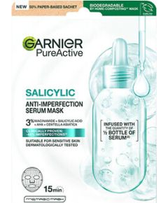 Garnier Salicylic Serum Mask - Maska proti nedokonalostem pleti 1.0ks Духи и косметика