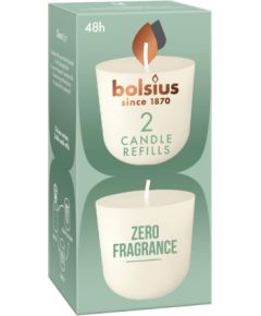 Bolsius Sveces Clean Light uzpildes sveces 2 gab 0% fragrance Sveces un svečturi