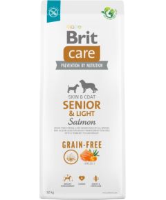 BRIT Care Senior&Light Salmon - dry dog food - 12 kg Suņu barība