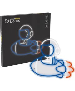 Manta SNL90MT Style Neon Lights ASTRONAUT ON RAKETA Dekoratīvais apgaismojums 