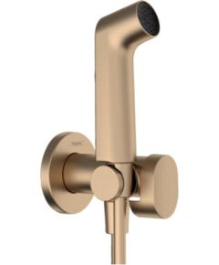 Hansgrohe rokas dušas komplekta Bidette 1jet S EcoSmart virsapmetuma daļa, brushed bronze Bidē jaucējkrāni