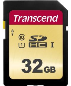 Memory card Transcend SDHC SDC500S 32GB CL10 UHS-I U1 Up to 95MB/S