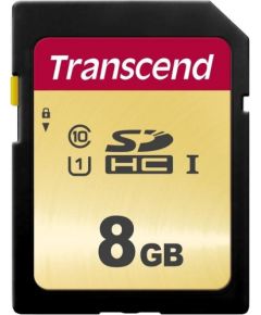 Memory card Transcend SDHC SDC500S 8GB CL10 UHS-I U1 Up to 95MB/S