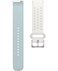 Polar Silikona pulksteņa siksniņa, 20mm, S-L, Balta/Tirkīza Smart-Watch aksesuāri