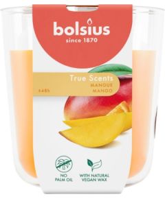 Bolsius Svece arom. stikla gl. True Scents Ø97x85mm mango Sveces un svečturi